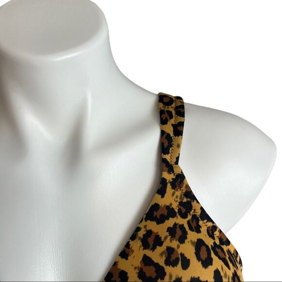 Leading Lady Bra The Brigitte Leopard Full Coverage Wirefree Molded Padded 42D - Picture 5 of 10